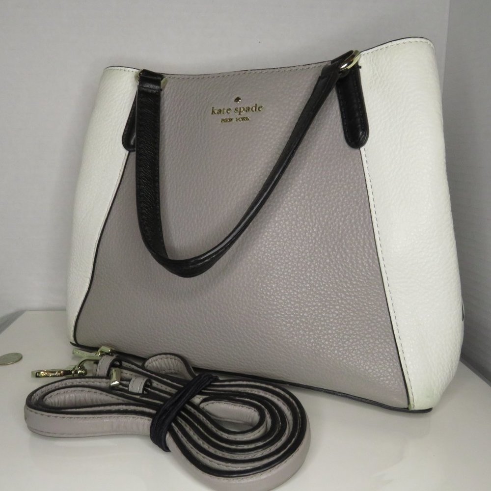 Kate Spade Purse Jackson Medium Triple Compt Satchel Shoulder Bag